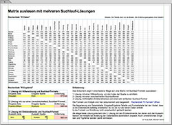 Matrix auslesen mit mehreren Suchlauf-Lösungen
